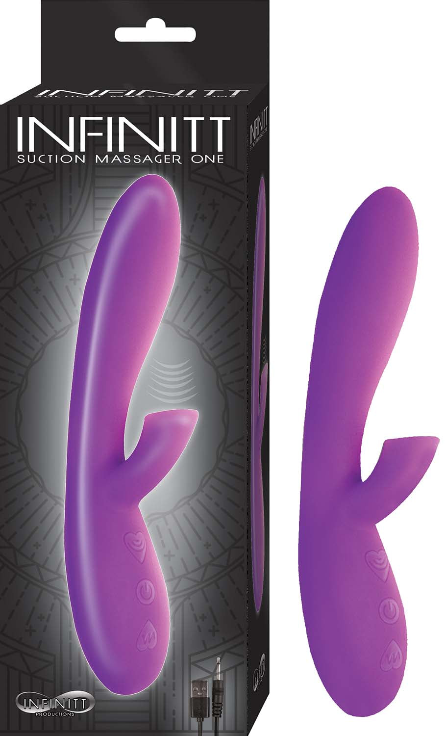 "Infinitt Suction Massager One - Purple NW2824-2"
