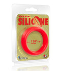 "Wide Silicone Donut - Red - 1.75-Inch Diameter SI-95140"