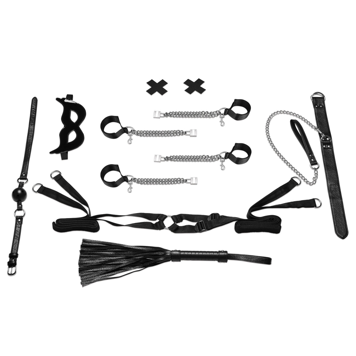 "Master-Slave Domination Chain-Me-Up 6pc  Bedspreaders Set EL-LF2002"