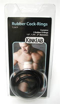 "Rubber Cock Rings 3 Pack KL-673"