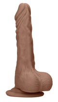 "7 Inch Dong With Testicles - Tan SH-REA094TAN"