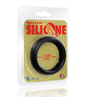 "Wide Silicone Donut - Black - 1.75-Inch Diameter SI-95130"
