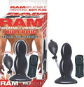 "Ram Inflatable Vibrating Butt Plug - Black NW2406"