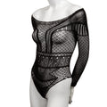 "Scandal Plus Size Off the Shoulder Body Suit - Plus Size - Black SE2711833"