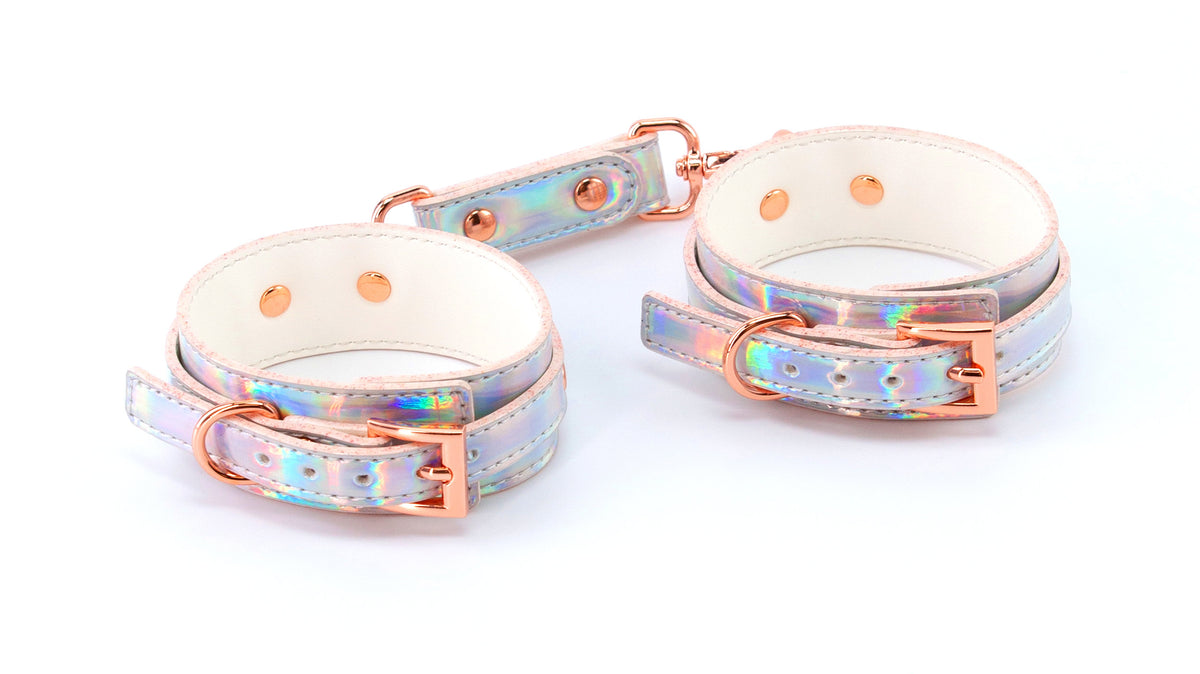 "Cosmo Bondage - Wrist Cuffs - Rainbow NSN-1313-03"