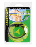 "C-Ring With Snaps Soft Leather - Black BSPL-06A"