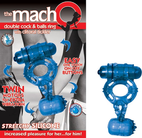 "The Macho Double Blue - Cock and Balls NW2023-1"