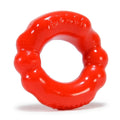 "6-Pack Cockring Atomic Jock - Red Solid OX-AJ1005-RED"