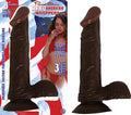 "8 Vibrating Afro American-Whopper W/balls NW1898-2"