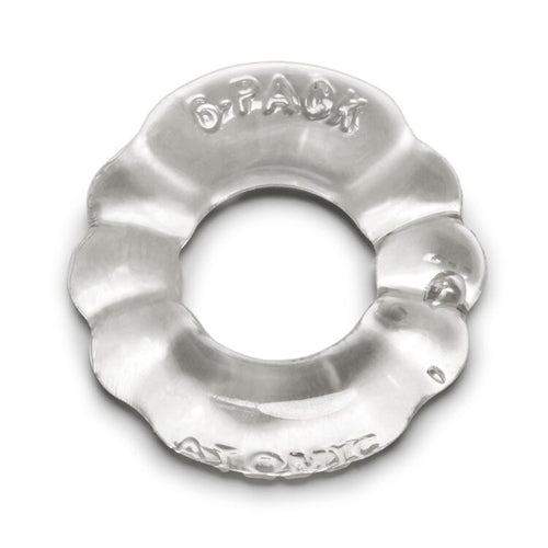 "6-Pack Cockring Atomic Jock - Clear OX-AJ1005-CLR"