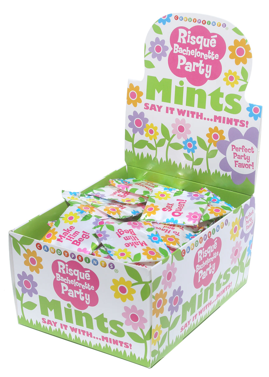 "Risque Bachelorette Mints - 100 Piece P.O.P. Display - 3.1g Bags CP-423"