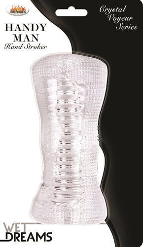 "Wet Dreams Crystal Voyeur Handy Man Stroker HTP2952"