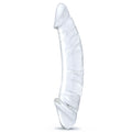 "10.5 Inch Girthy Realistic Glass Double Dong -  Clear GLAS-506"