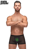 "Private Screening Pot Leaf Pouch Short Black MP-182262BKXL"