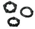 "Black Performance Erection Rings - Packaged TV-AA548"