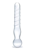 "Joystick Clear Glass Dildo GLAS-82"