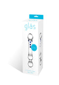 "Curved G-Spot 6 Glass Dildo GLAS-146"