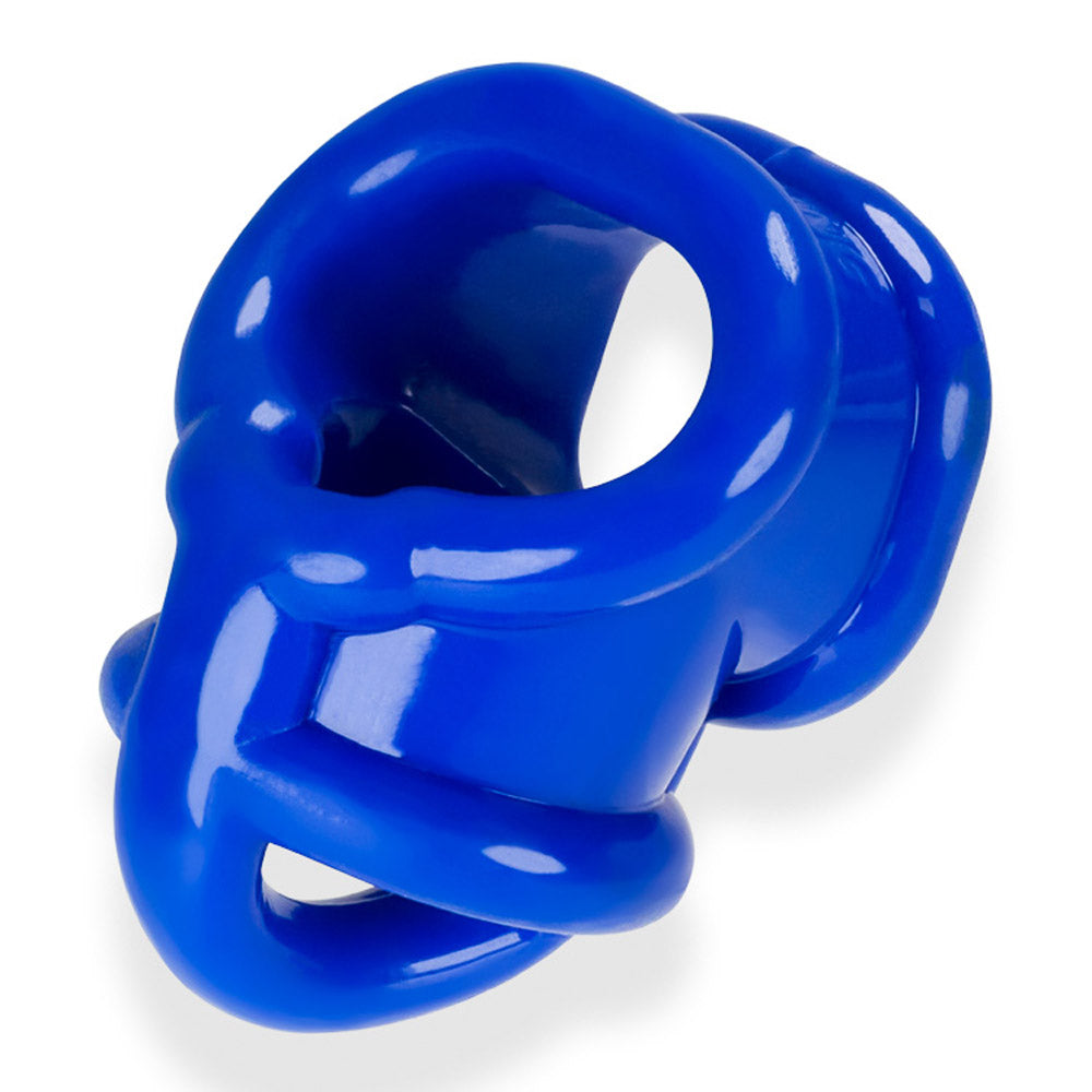 "Oxballs Ballsling Cocksling W / Splittler - Police Blue OX-3027-PB"
