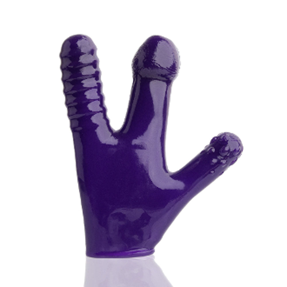 "Claw Textured Glove - Eggplant OX-3041-EGP"