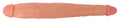 "Jock 13 Inch Tapered Double Dong - Vanilla CN-09-0401-10"