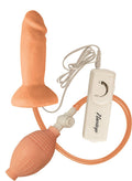 "Maxx Men Inflatable Vibrating Pleaser Plug - Flesh NW2615-1"