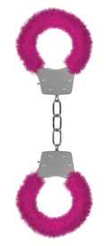 "Pleasure Furry Handcuffs - Pink OU-OU004PNK"