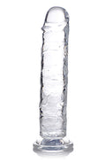 "Jock C - Thru 7 Inch Clear Tpe Dildo CN-09-0706-00"