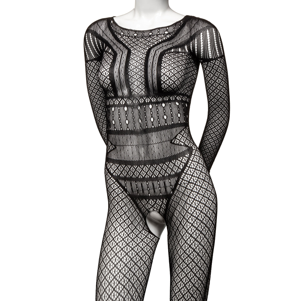 "Scandal Full Length Lace Body Suit - One Size -  Black SE2711843"