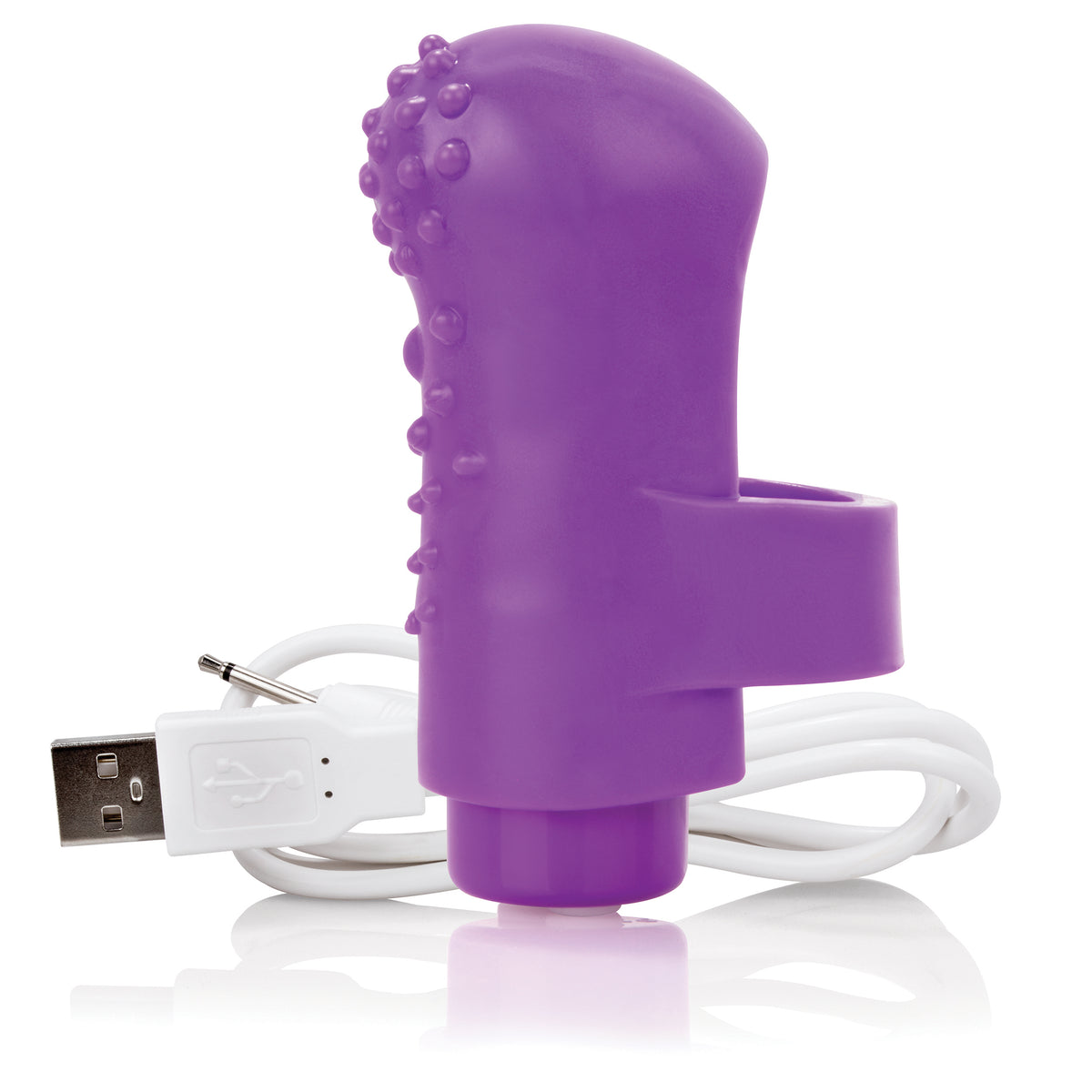 "Charged Fingo Rechargeable Finger Vibe - Purple AFNG-PU-101E"