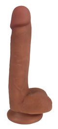 "Easy Riders 7 Inch Slim Dong With Balls -  Caramel CN-18-0915-12"