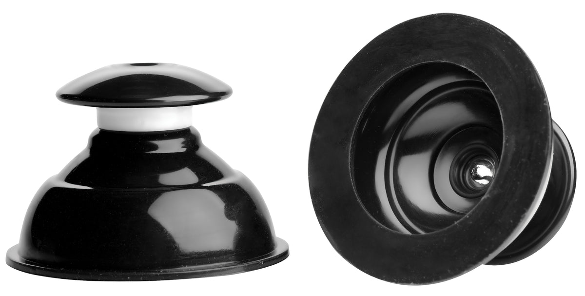 "Master Series - Plungers Extreme Suction Nipple  Suckers - Black MS-AF413"