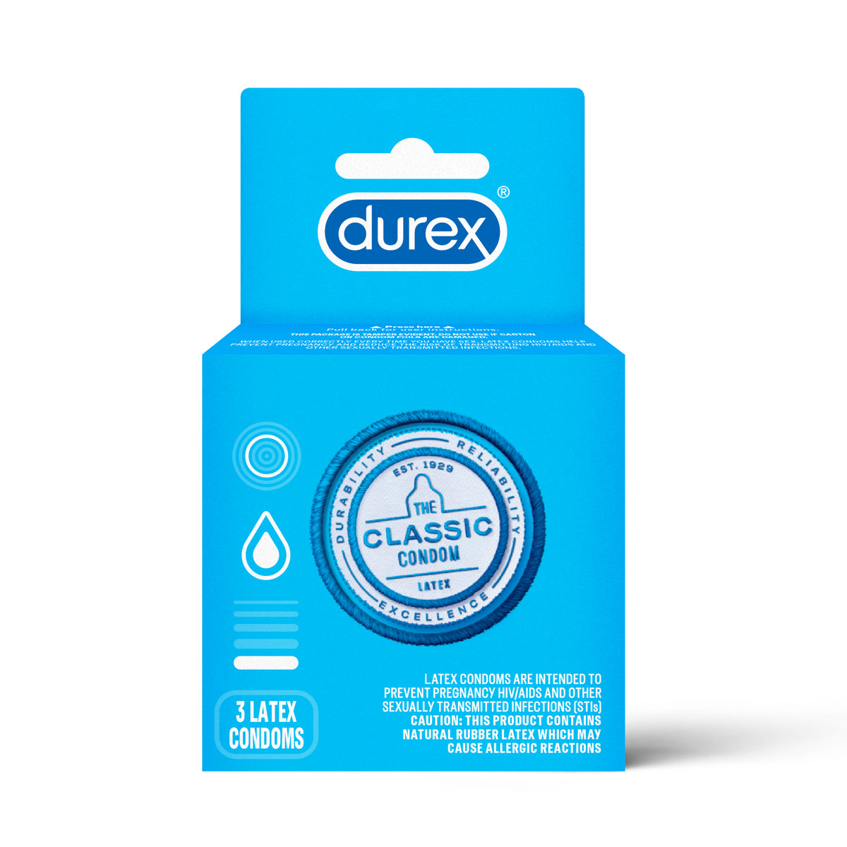 "Durex Classic - 3 Pack PM30045"