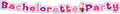 "Bachelorette Party Letter Banner HTP2513"