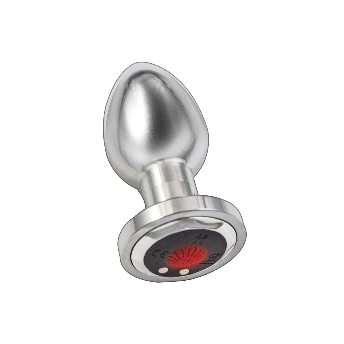 "Ass-Sation Remote Vibrating Metal Plug - Silver NW3069-1"