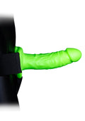 "Realistic Hollow Strap-on Harness 7 Inch - Glow in the Dark OU-OU781GLO"