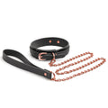 "Bondage Couture - Collar and Leash - Black NSN-1306-23"