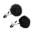 "Sincerely Fur Nipple Clips - Black SS520-35"