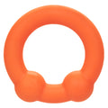 "Alpha Liquid Silicone Dual Ball Ring - Orange Orange SE1492122"