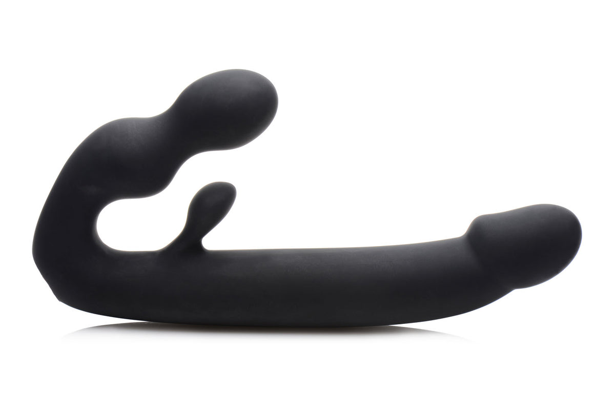 "Tri-Volver Rechargeable Strapless Strap On SU-AF807"