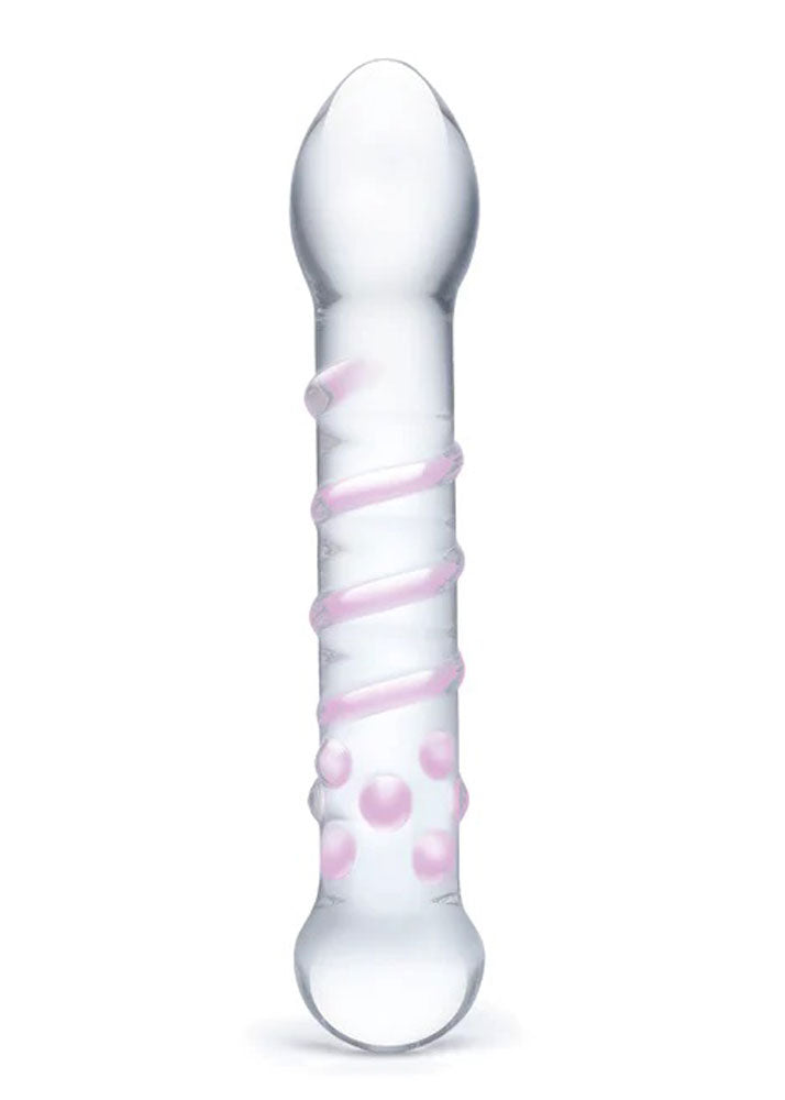 "Spiral Staircase Full Tip Dildo GLAS-10"