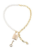 "Pearl Day Collar - White/gold SS09852"