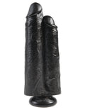 "King Cock 9 Two Cocks One Hole - Black PD5551-23"