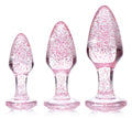 "Glitter Gem Anal Plug Set - Pink BTYS-AG587-PNK"