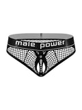 "Cock Pit Net Cock Ring Thong - L/ XL - Black MP-410260BKLX"
