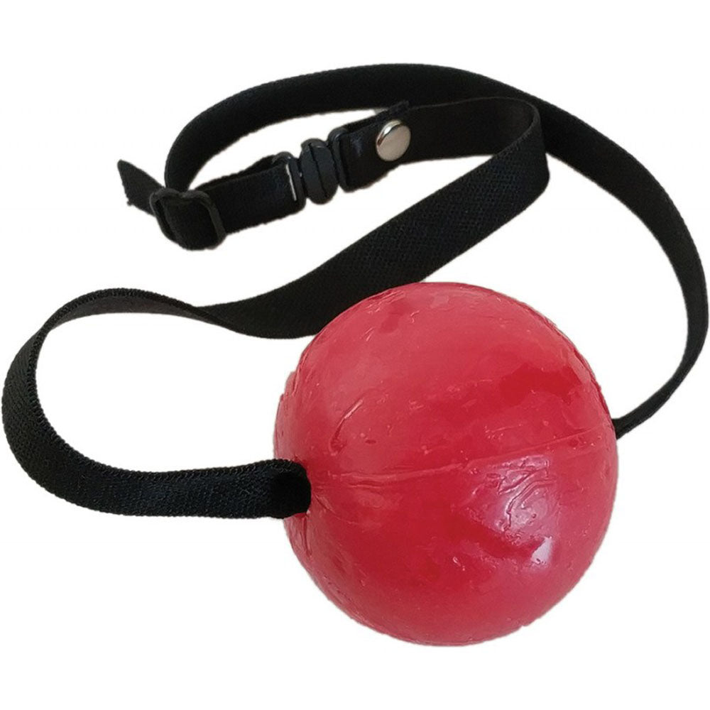 "Candy Ball Gag - Strawberry 2.4 Oz HTP3256"