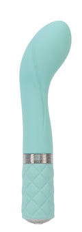 "Pillow Talk Sassy G-Spot Vibe With Swarovski Crystal - Teal BMS2651-9"