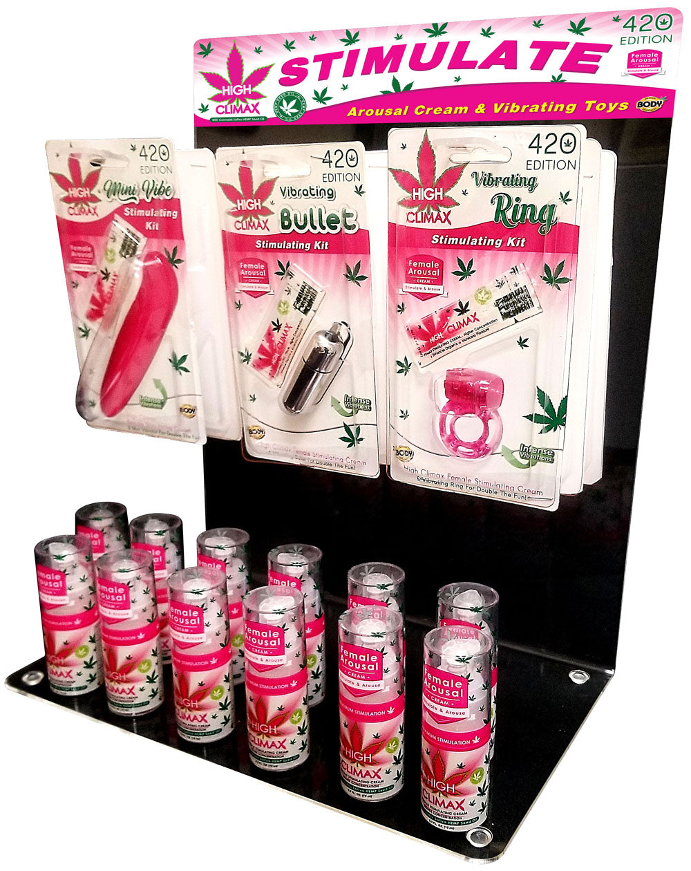 "High Climax Vibrating Acrylic Display BA-HCVAD"