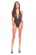 "Daring Darling Lace Teddy - M/l - Black RR-50022BLKML"