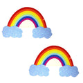 "Rainbow Glitter Cloud Pasties NN-FA-RAI-NS"
