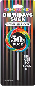 "Birthdays Suck 30s Lollipop CP-994"